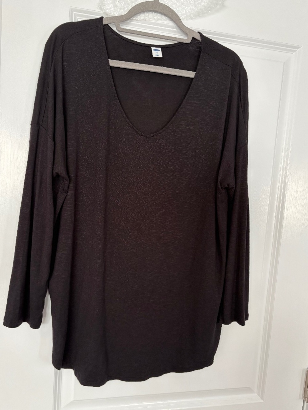 Old Navy Luxe Black Long Sleeve Tunic